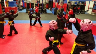 Students and instructors training at Williams Martial Arts in Rochester, NY