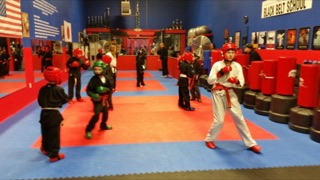 Students and instructors training at Williams Martial Arts in Rochester, NY