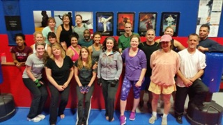 Cardio class at Williams Martial Arts