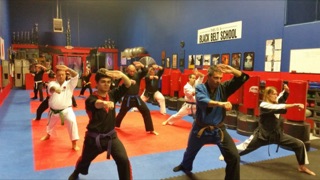 Students and instructors training at Williams Martial Arts in Rochester, NY