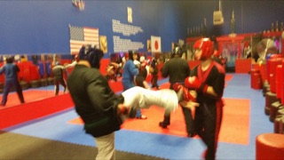 Students and instructors training at Williams Martial Arts in Rochester, NY