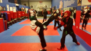 Students and instructors training at Williams Martial Arts in Rochester, NY