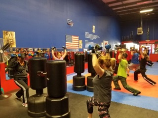 Williams Martial Arts fitness class