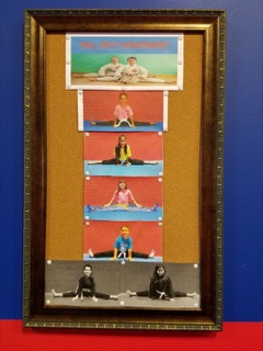 Youth martial arts class group