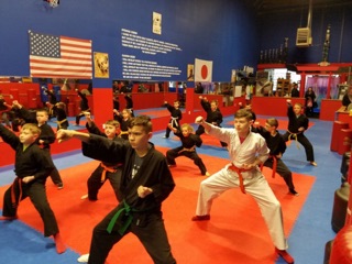 Students and instructors training at Williams Martial Arts in Rochester, NY