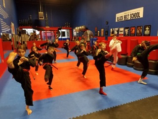 Students and instructors training at Williams Martial Arts in Rochester, NY