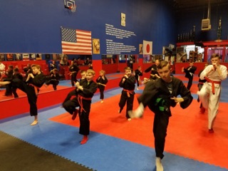 Students and instructors training at Williams Martial Arts in Rochester, NY