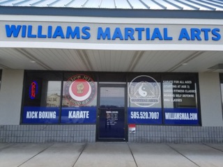 Students and instructors training at Williams Martial Arts in Rochester, NY