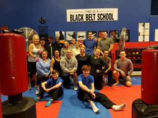 Williams Martial Arts cardio class